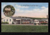 Headquarters and hospital buildings, Camp Whitside Hospital Area, Fort Riley, Kansas